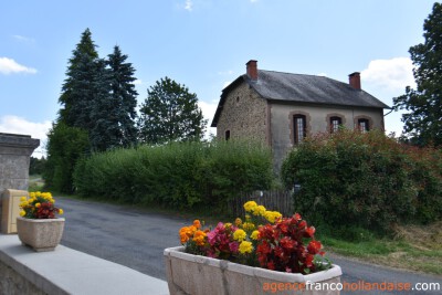Rural life in a quiet village