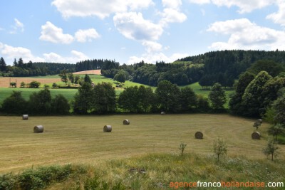 Rural life in a quiet village