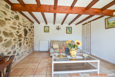 Beautiful, quiet stone property with land