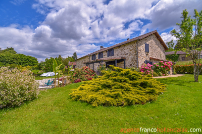 Lovely hillside barn conversion