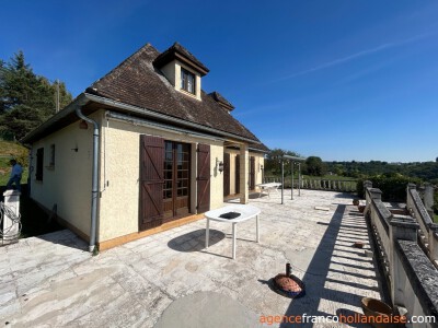Large terrace and panoramic views