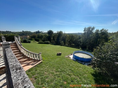 Large terrace and panoramic views