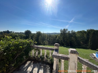 Large terrace and panoramic views