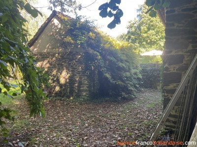House with swimming pool and large wooded garden 
